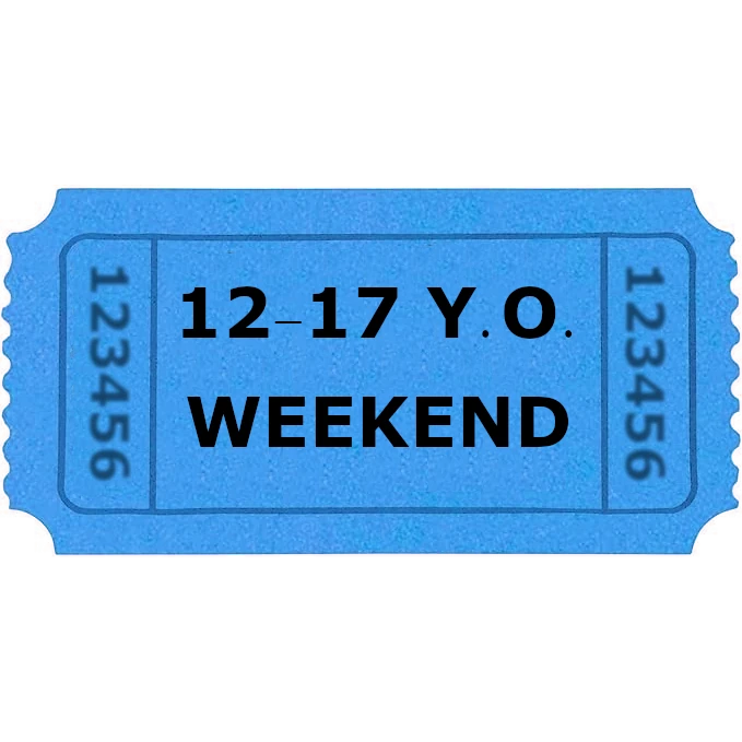 Youth (age 12-17) Weekend ticket