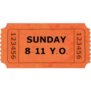 Sunday (age 8-11) Child ticket (add adult ticket to cart first)
