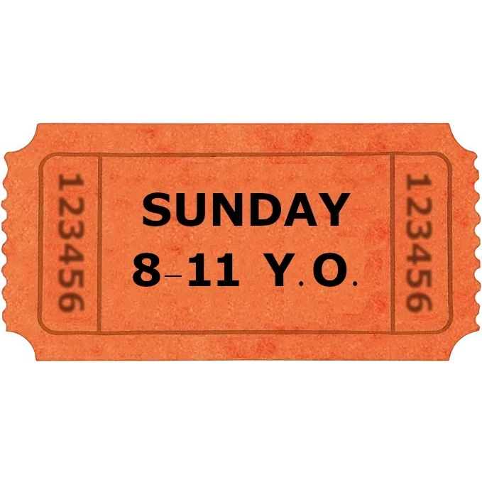 Sunday (age 8-11) Child ticket (add adult ticket to cart first) - Image 1